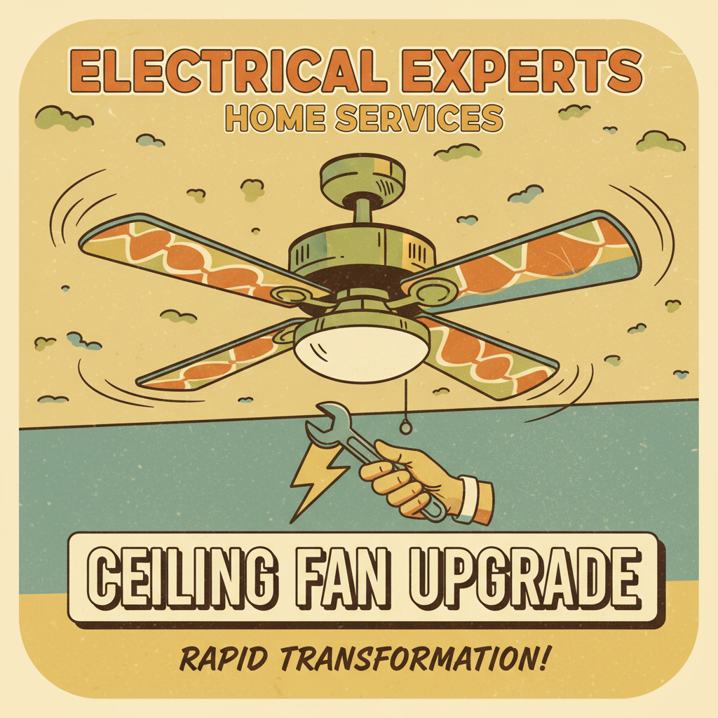 Transforming a Ceiling Fan Quickly