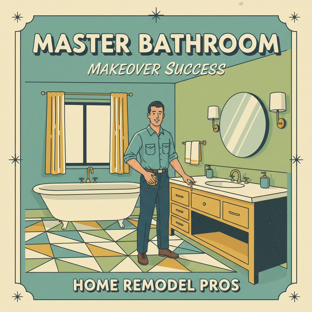 Master Bathroom Makeover Success
