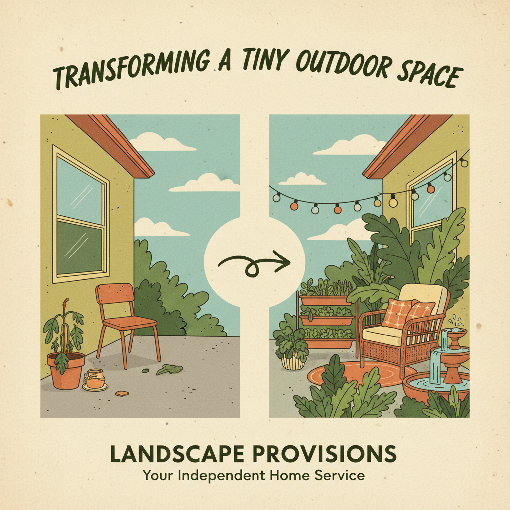 Transforming a Tiny Outdoor Space