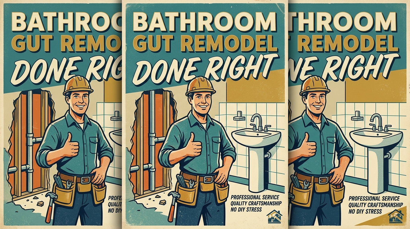 Bathroom Gut Remodel Done Right