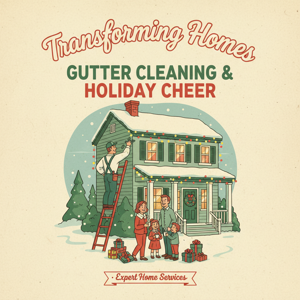 Transforming Homes: Gutter Cleaning & Holiday Cheer