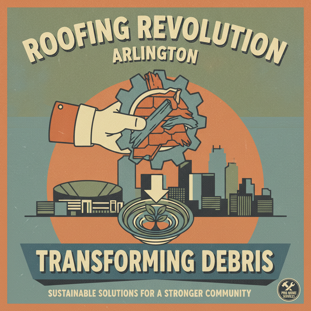 Transforming Roofing Debris in Arlington