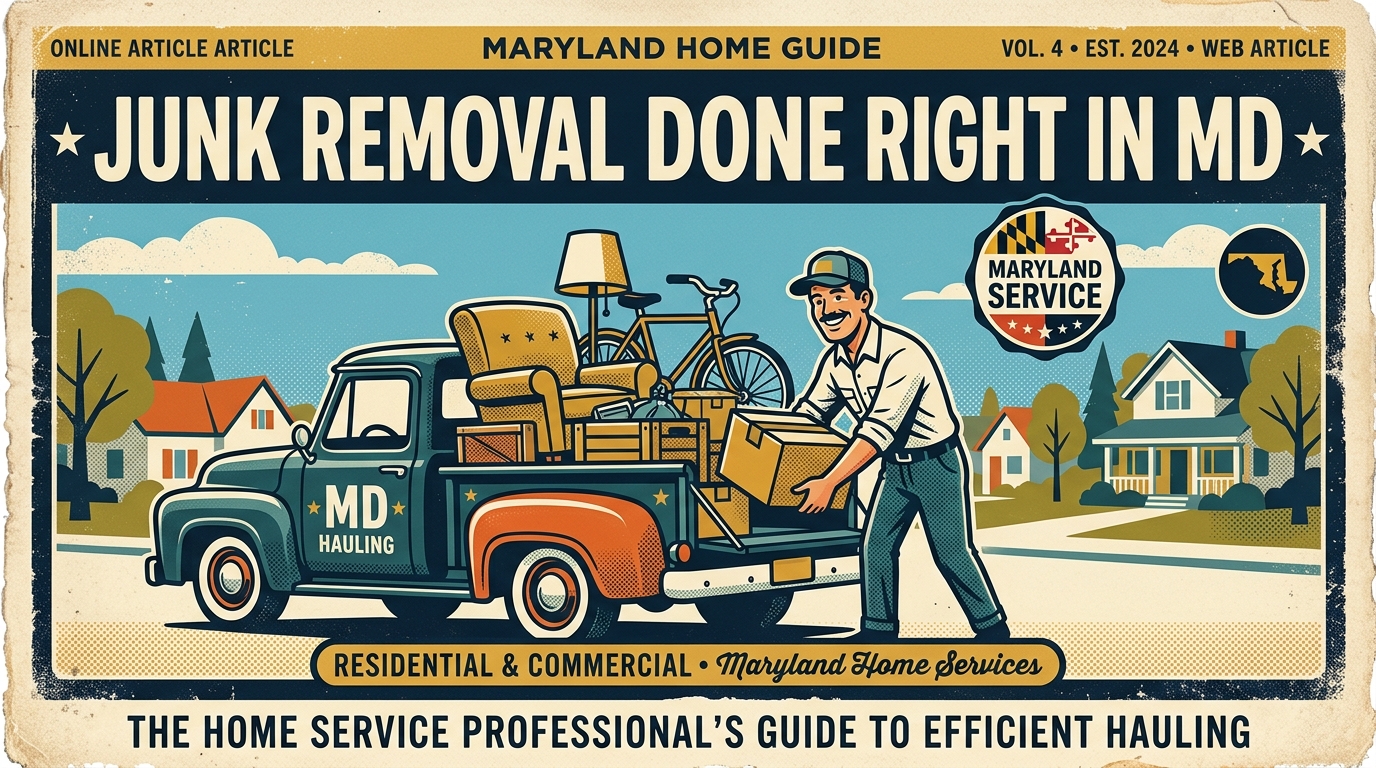 Junk Removal Done Right in MD