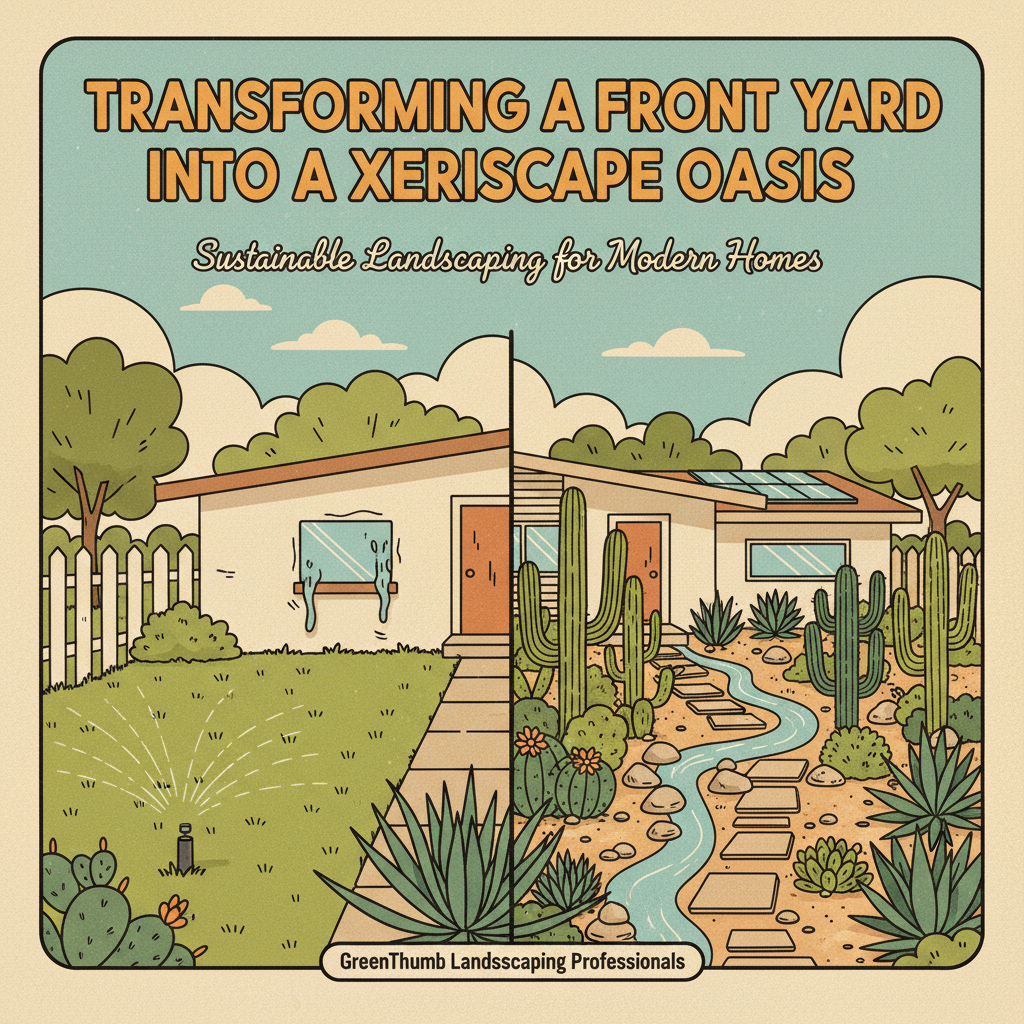 Transforming a Front Yard into a Xeriscape Oasis