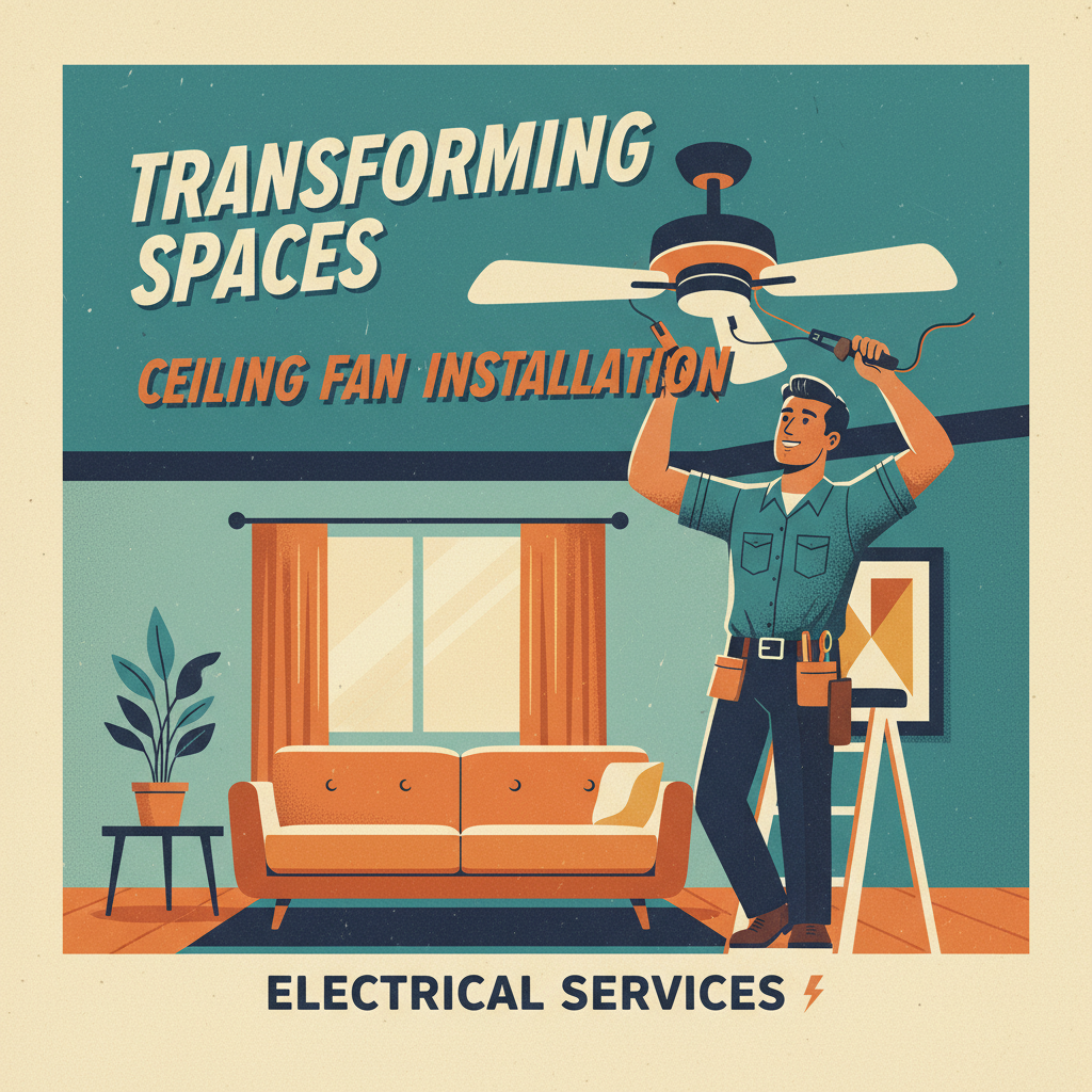 Transforming Spaces: Ceiling Fan Installation