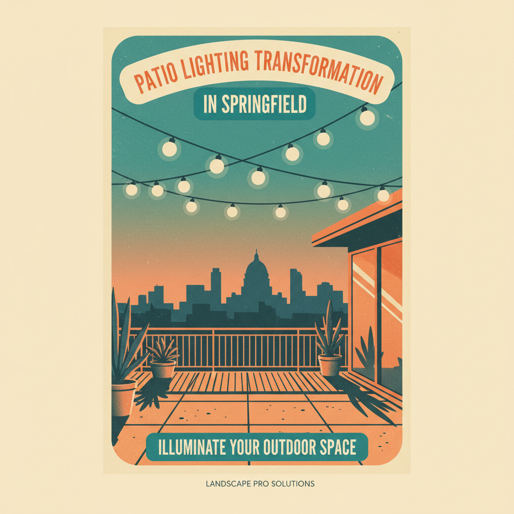 Patio Lighting Transformation in Springfield