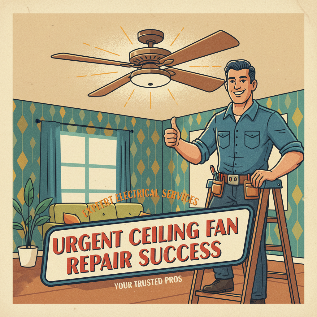 Urgent Ceiling Fan Repair Success
