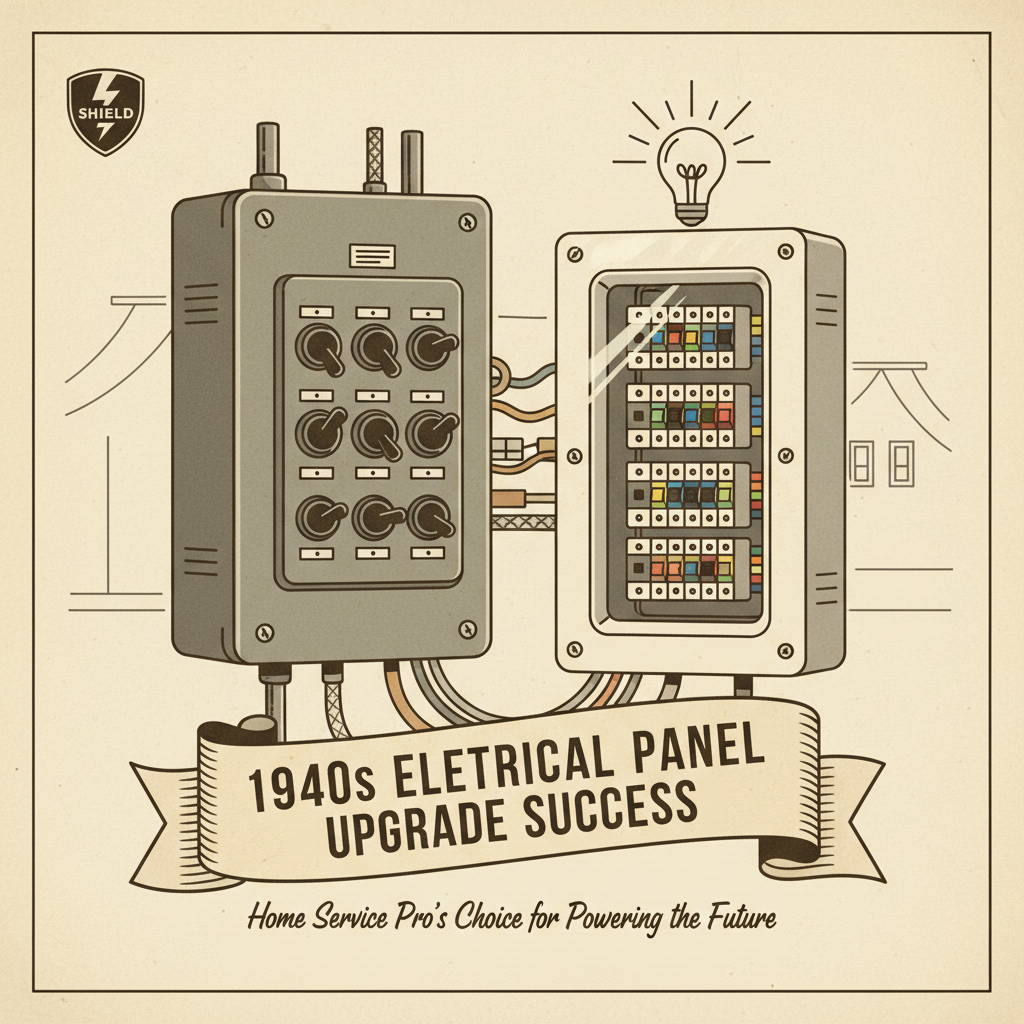 1940s Electrical Panel Upgrade Success