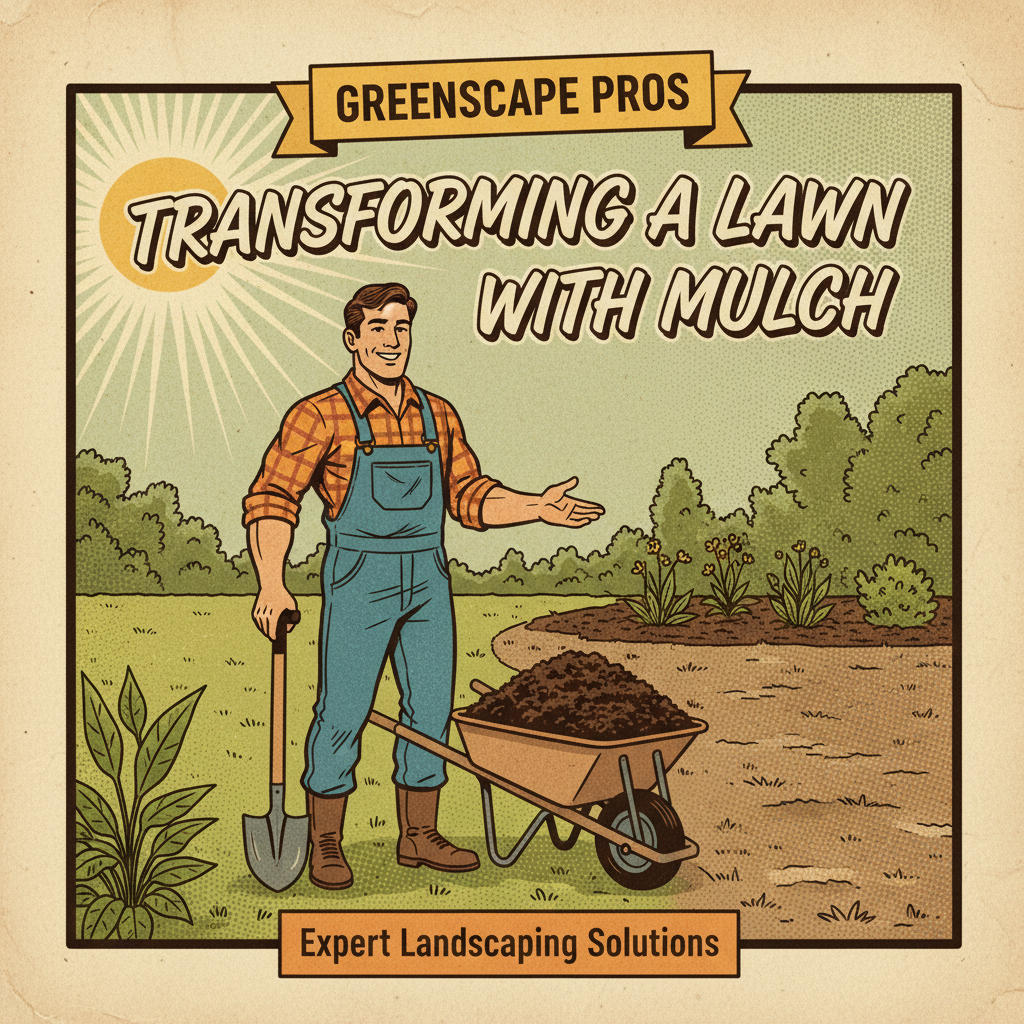 Transforming a Lawn with Mulch