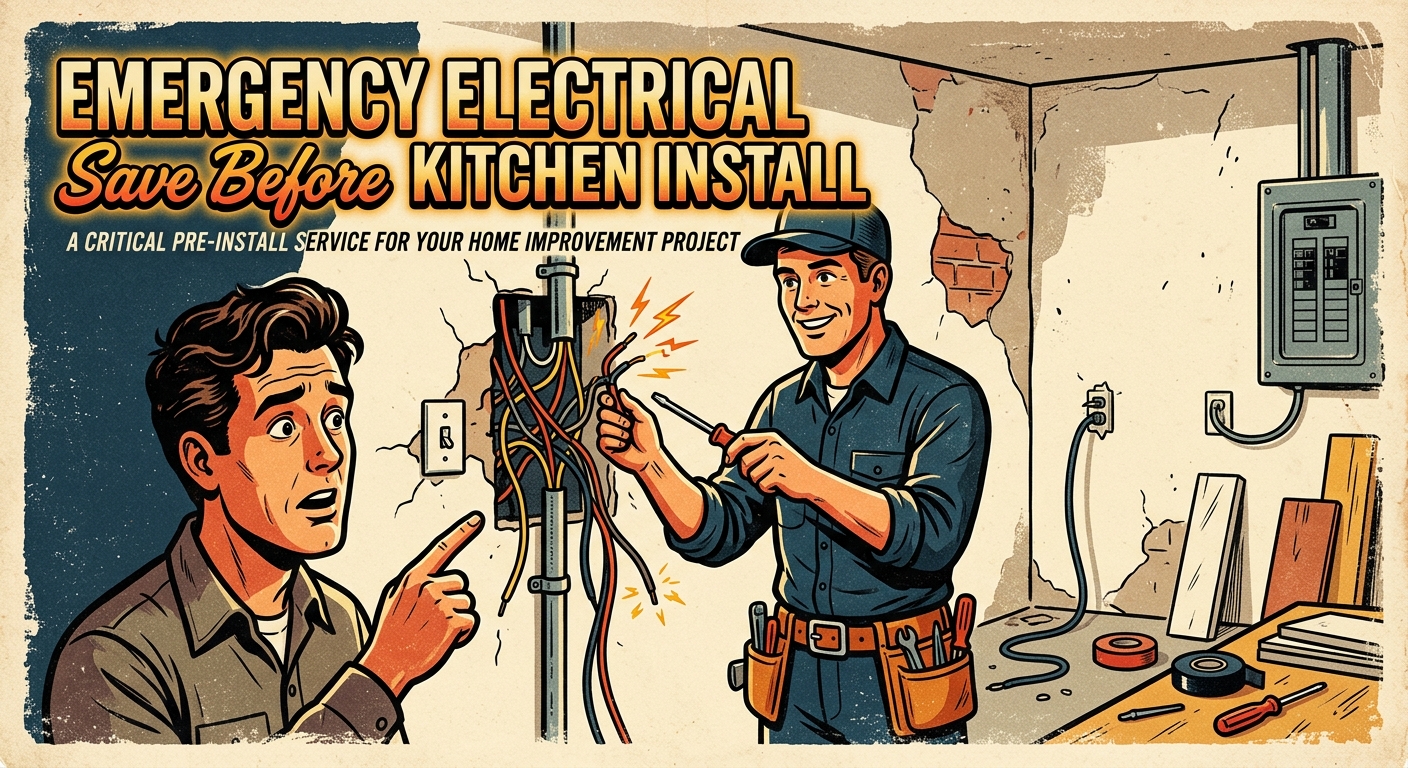 Emergency Electrical Save Before Kitchen Install