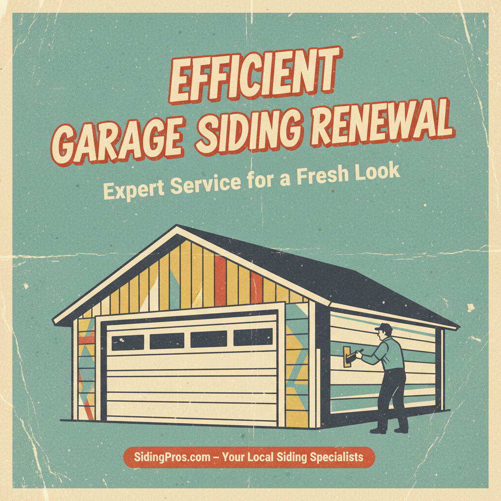 Efficient Garage Siding Renewal