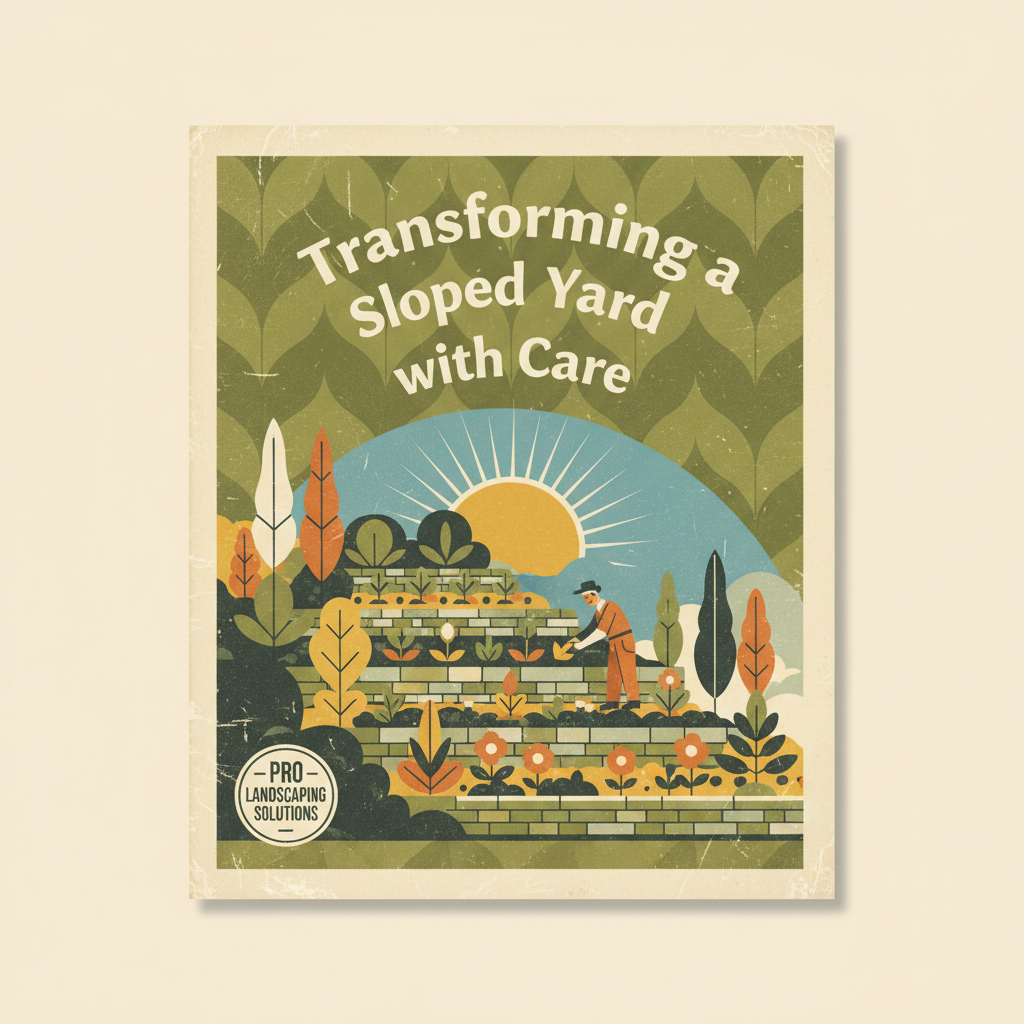 Transforming a Sloped Yard with Care