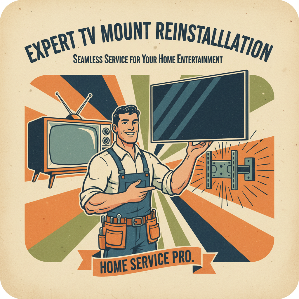 Expert TV Mount Reinstallation
