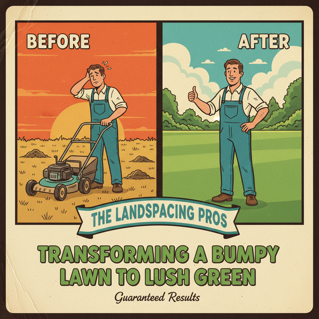 Transforming a Bumpy Lawn to Lush Green