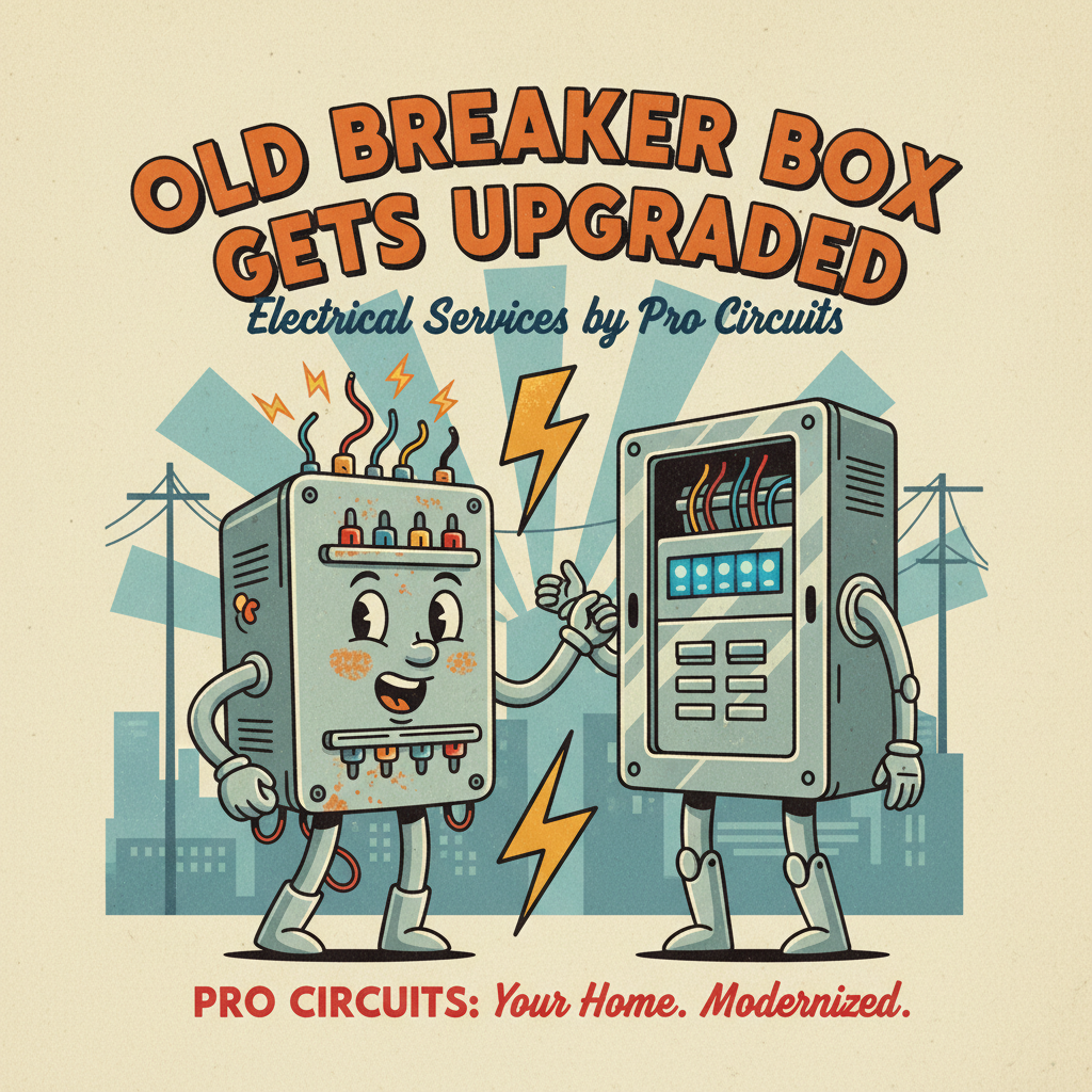 Old Breaker Box Gets Upgraded