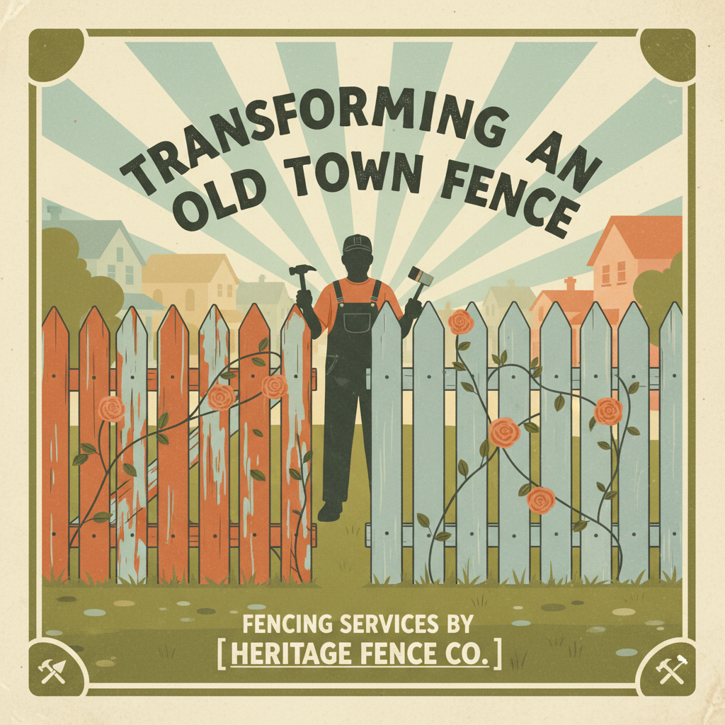 Transforming an Old Town Fence