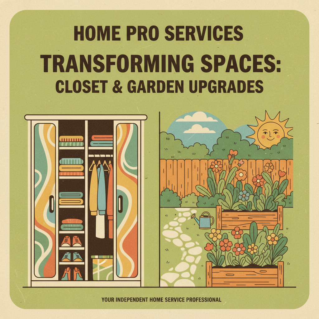 Transforming Spaces: Closet & Garden Upgrades