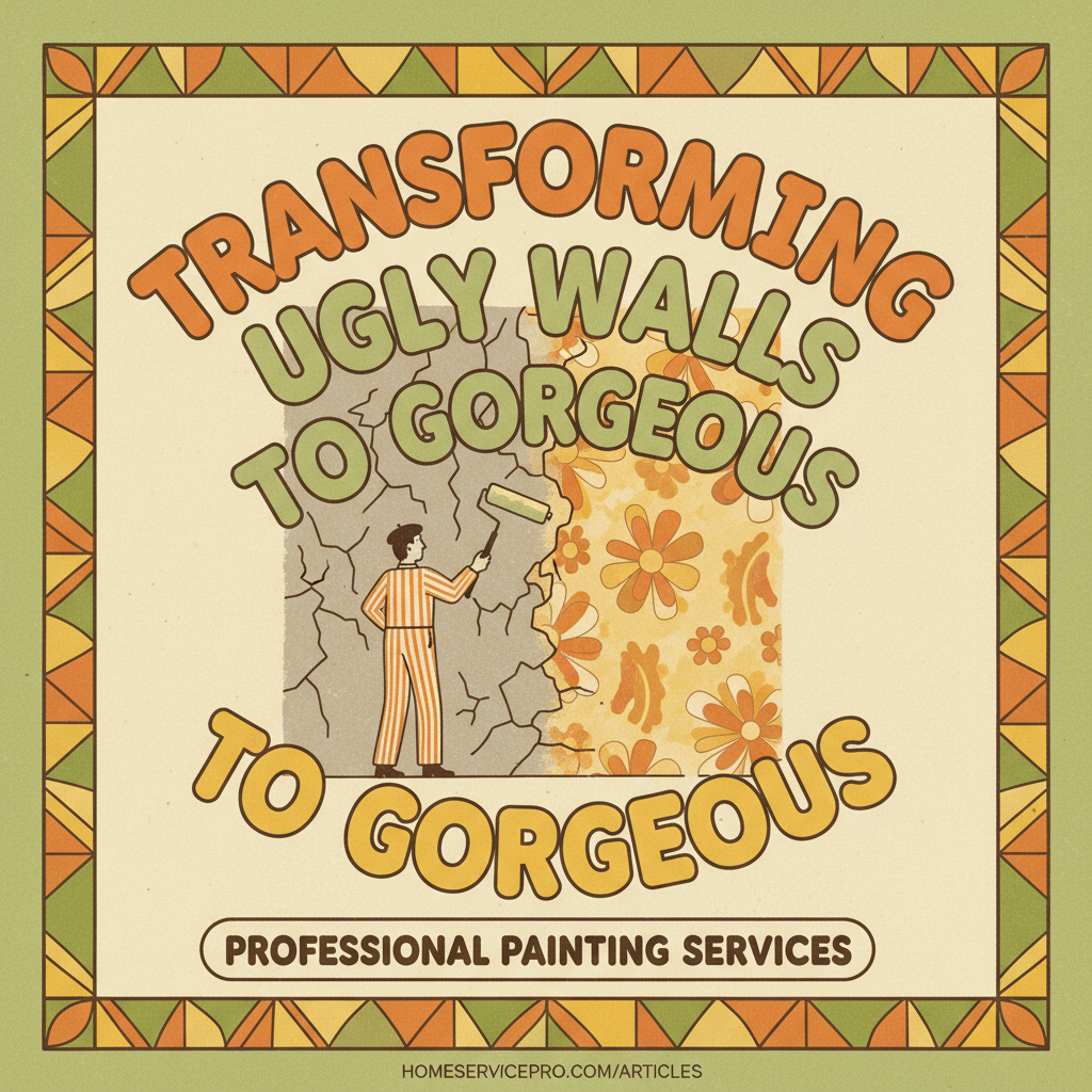 Transforming Ugly Walls to Gorgeous