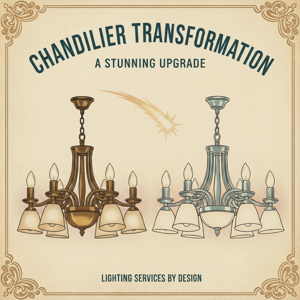Chandelier Transformation: A Stunning Upgrade