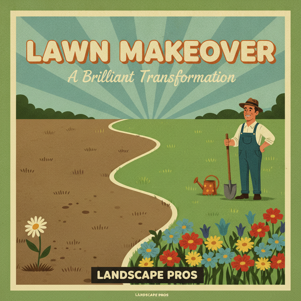 Lawn Makeover: A Vibrant Transformation