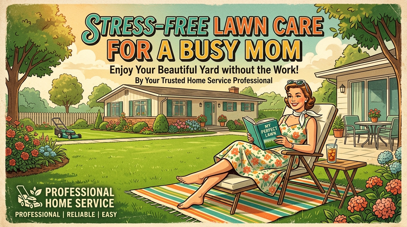 Stress-Free Lawn Care for a Busy Mom