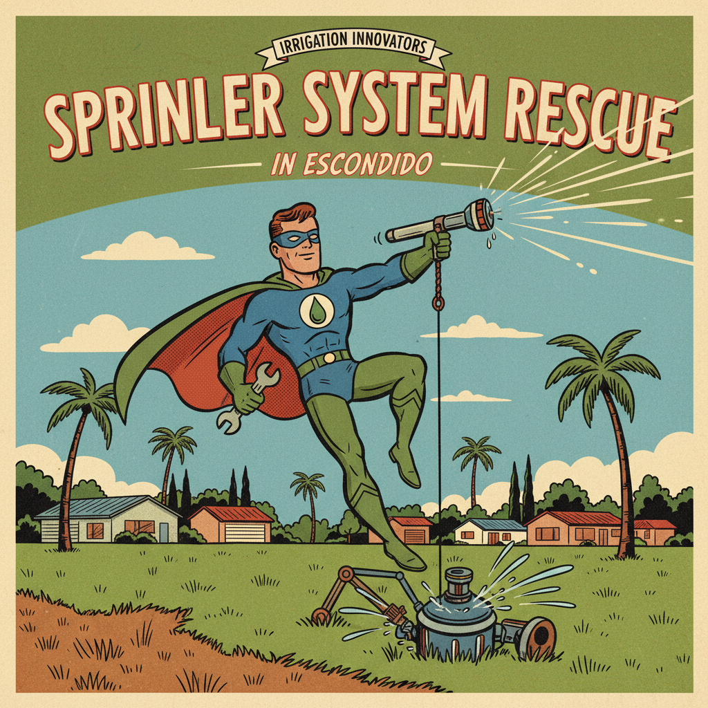 Sprinkler System Rescue in Escondido