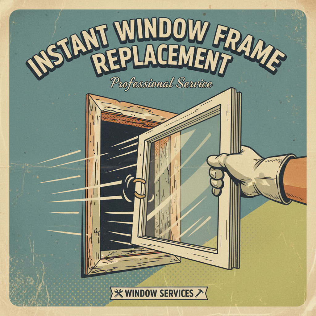 Instant Window Frame Replacement