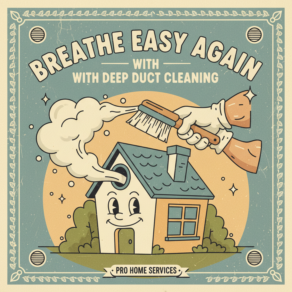 Breathe Easy Again with Deep Duct Cleaning