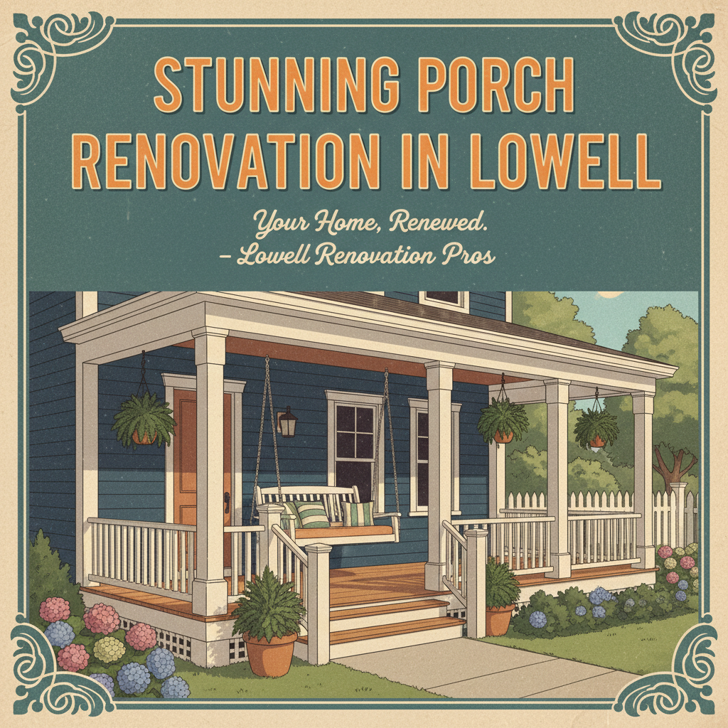 Stunning Porch Renovation in Lowell