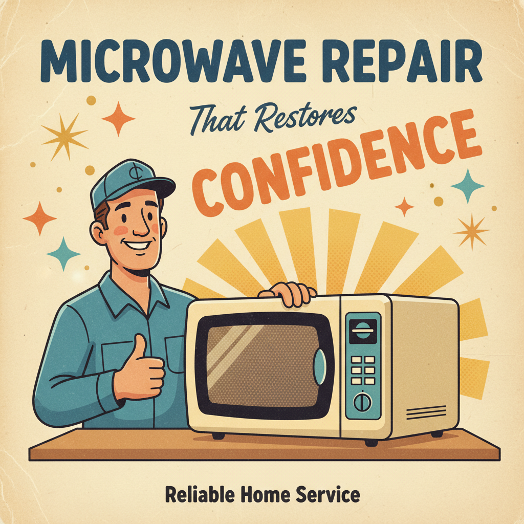 Microwave Repair That Restores Confidence