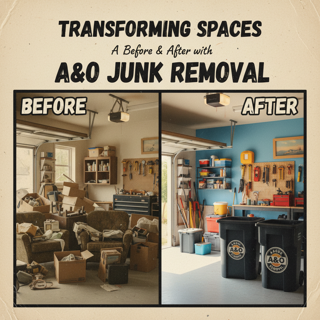 Transforming Spaces: A Before & After with A&O Junk Removal