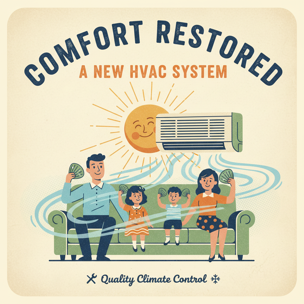 Comfort Restored: A New HVAC System