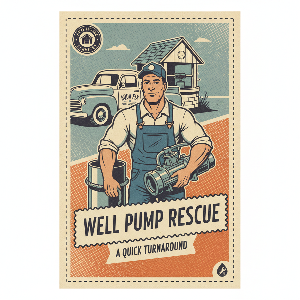 Well Pump Rescue: A Quick Turnaround