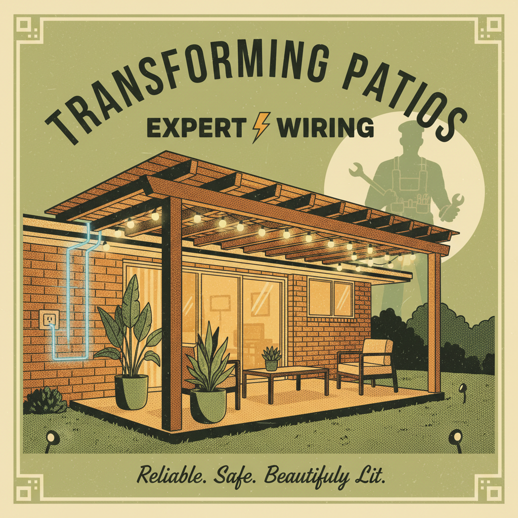 Transforming Patios with Expert Wiring