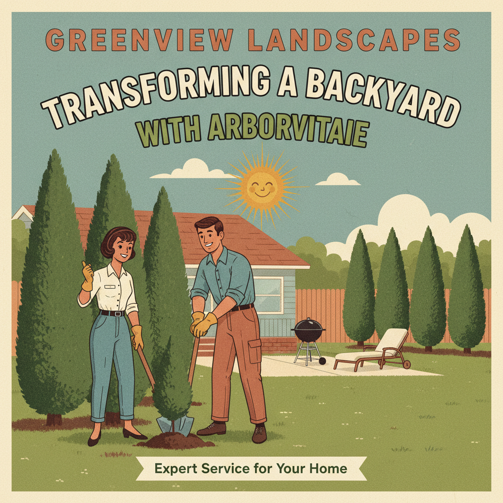 Transforming a Backyard with Arborvitae