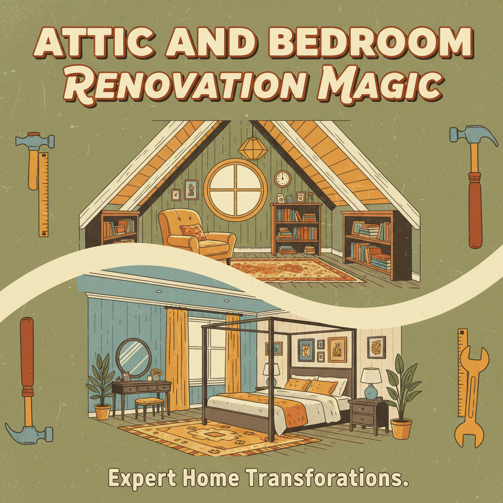 Attic and Bedroom Renovation Magic
