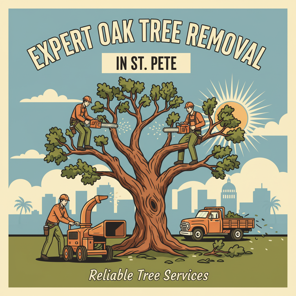 Expert Oak Tree Removal in St. Pete