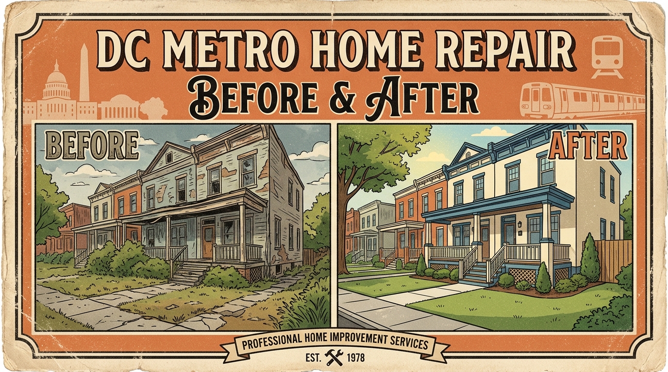 DC Metro Home Repair: Before & After