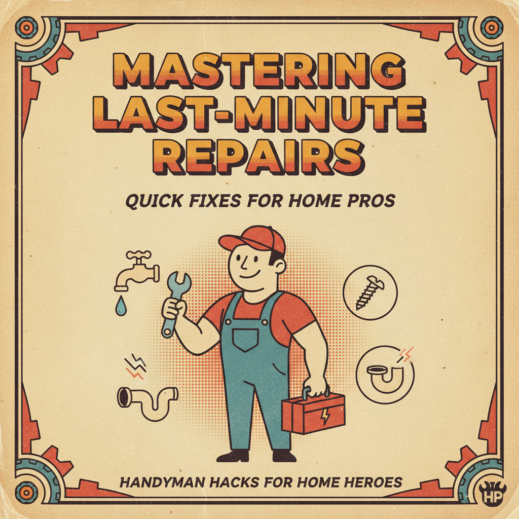 Mastering Last-Minute Repairs