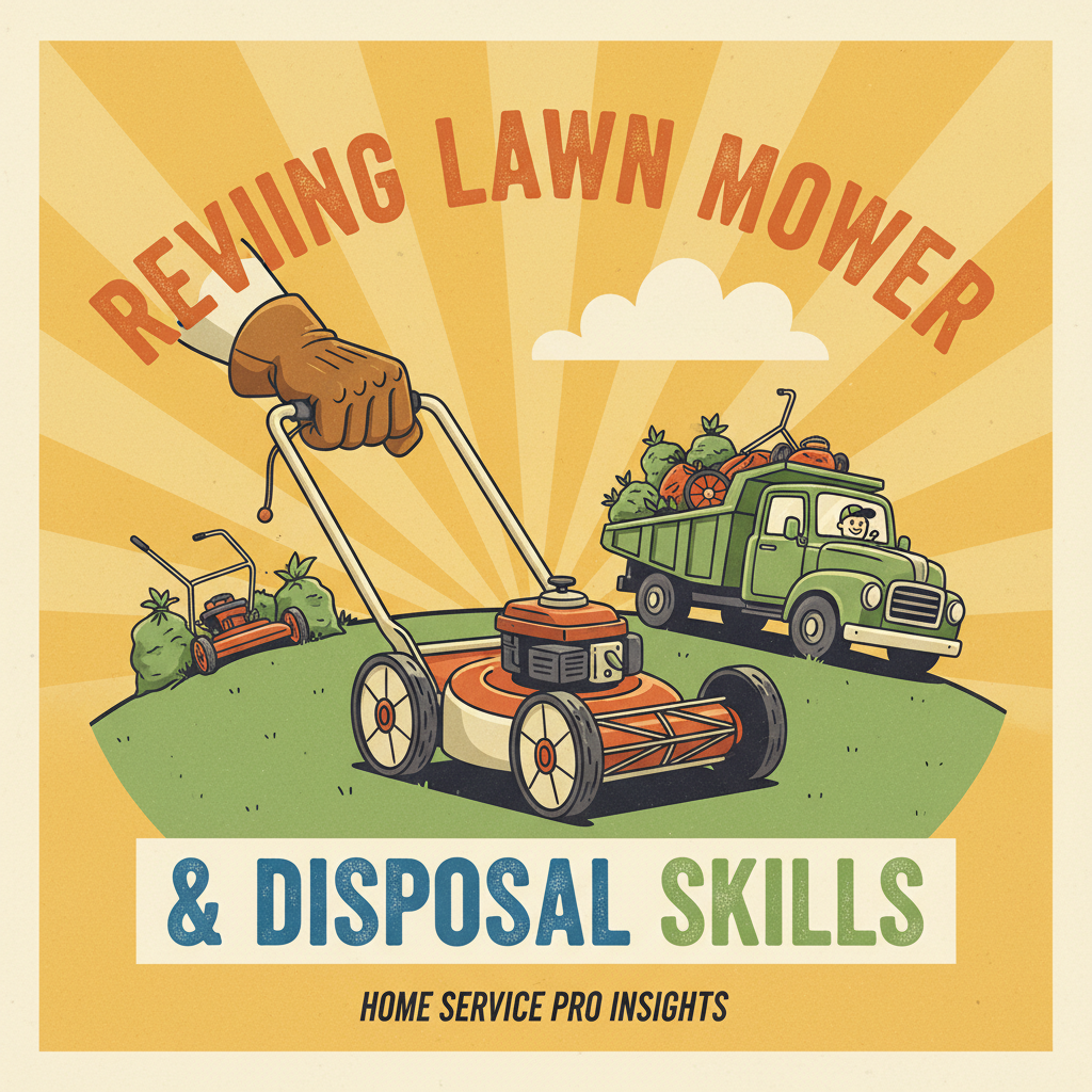 Reviving Lawn Mower & Disposal Skills