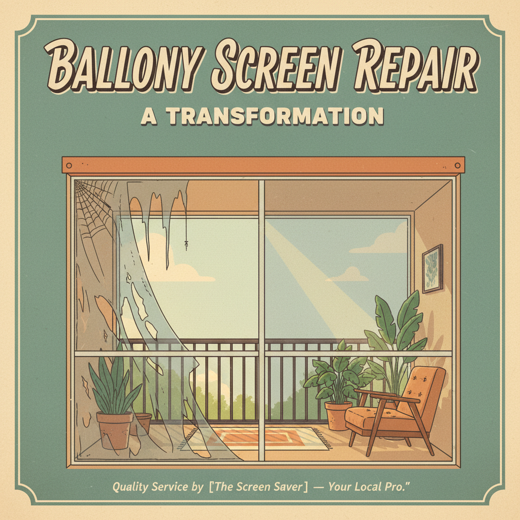 Balcony Screen Repair: A Transformation