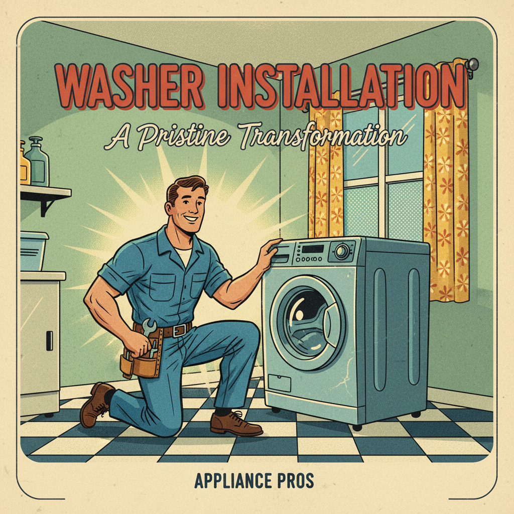 Washer Installation: A Pristine Transformation