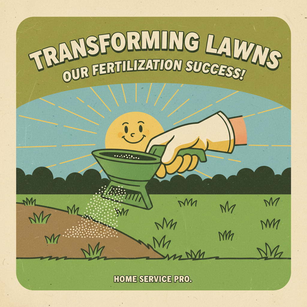 Transforming Lawns: Our Fertilization Success!