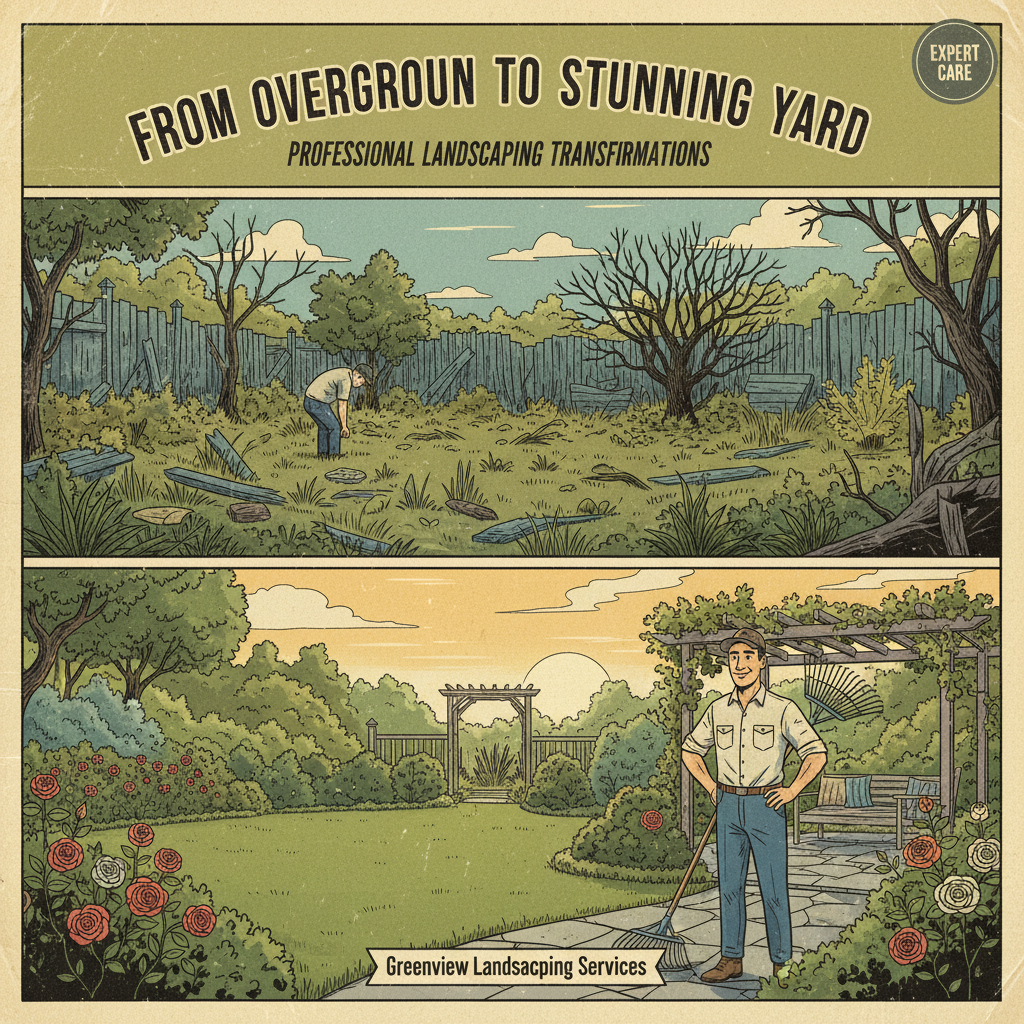 From Overgrown to Stunning Yard