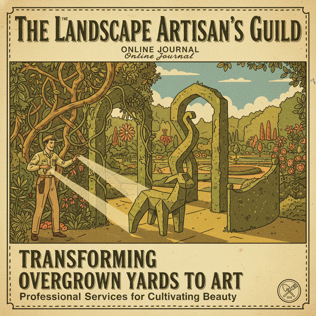 Transforming Overgrown Yards to Art