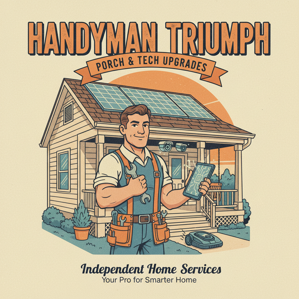 Handyman Triumph: Porch & Tech Upgrades