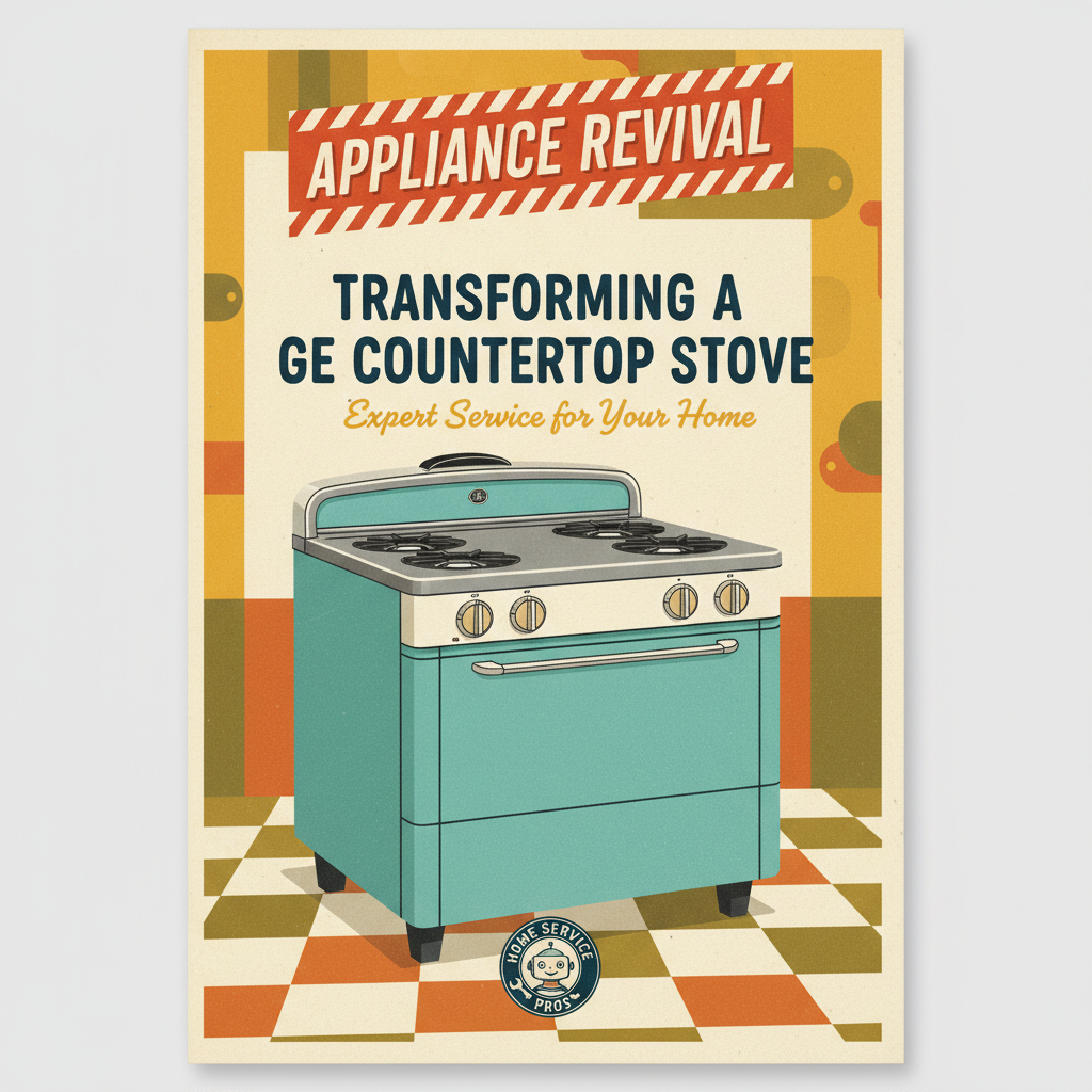 Transforming a GE Countertop Stove