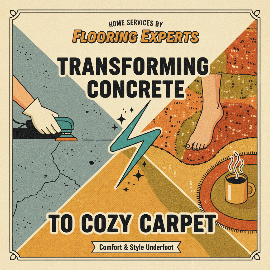 Transforming Concrete to Cozy Carpet