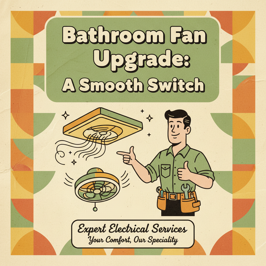 Bathroom Fan Upgrade: A Smooth Switch