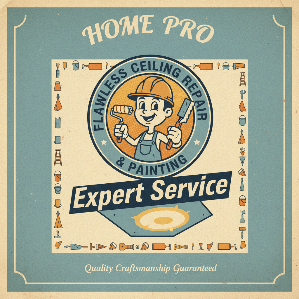 Flawless Ceiling Repair & Painting